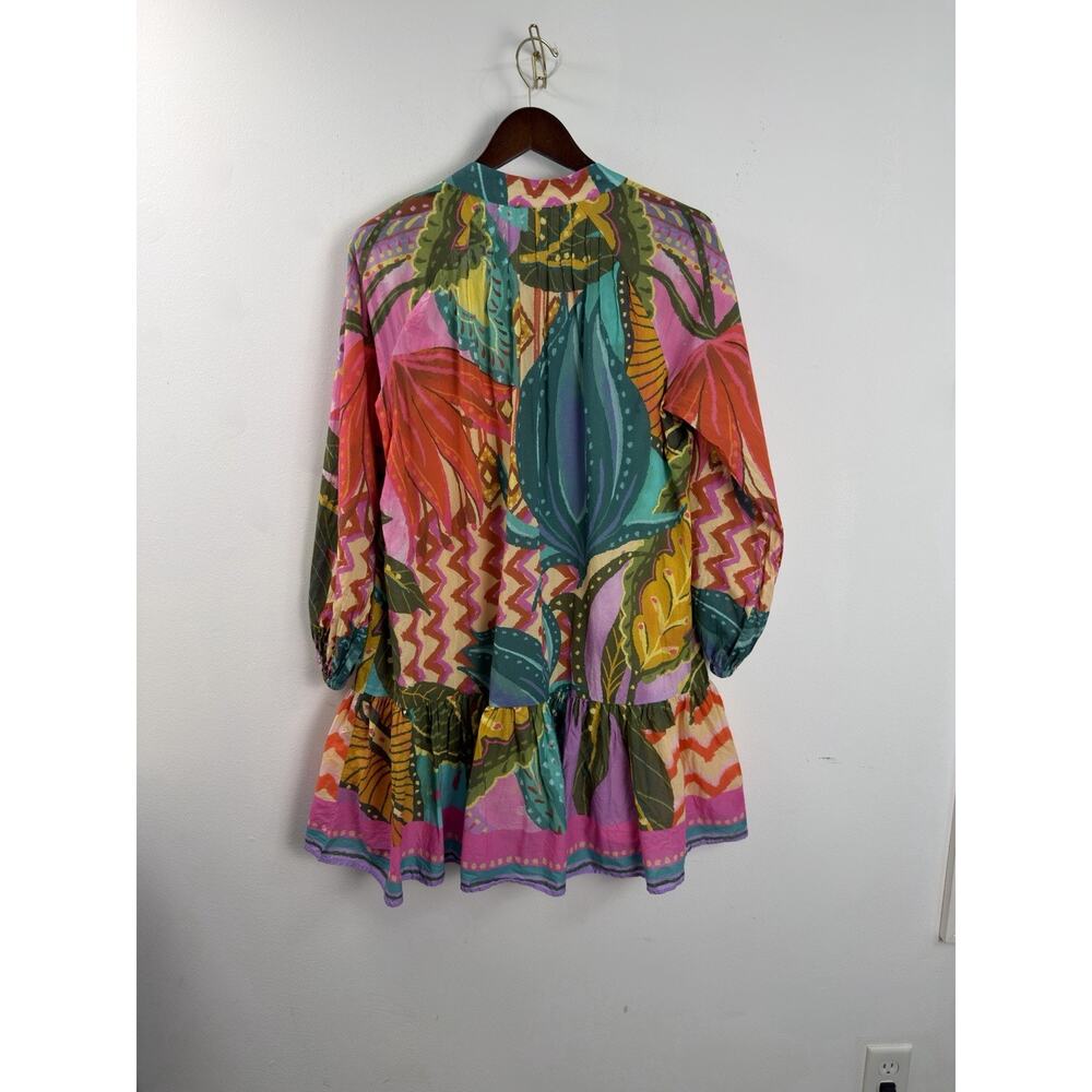 Antonio Melani Womens Dress 6 Brynn Vibrant Floral Maximalist Boho Bloom No Belt - Picture 2 of 7